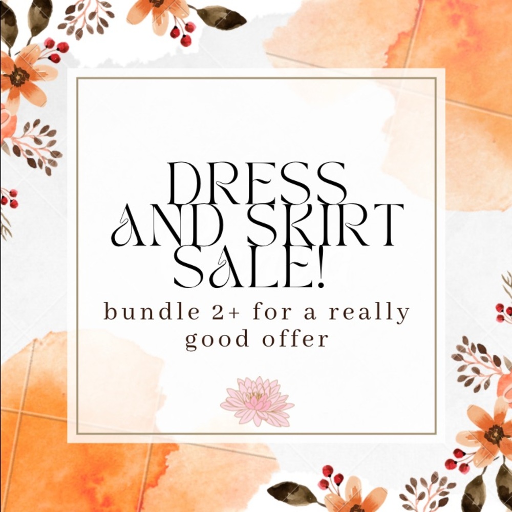 DRESS AND SKIRT BUNDLE